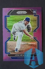 2022 Panini Jon Heasley Rookie Purple Prizm #167 Royals